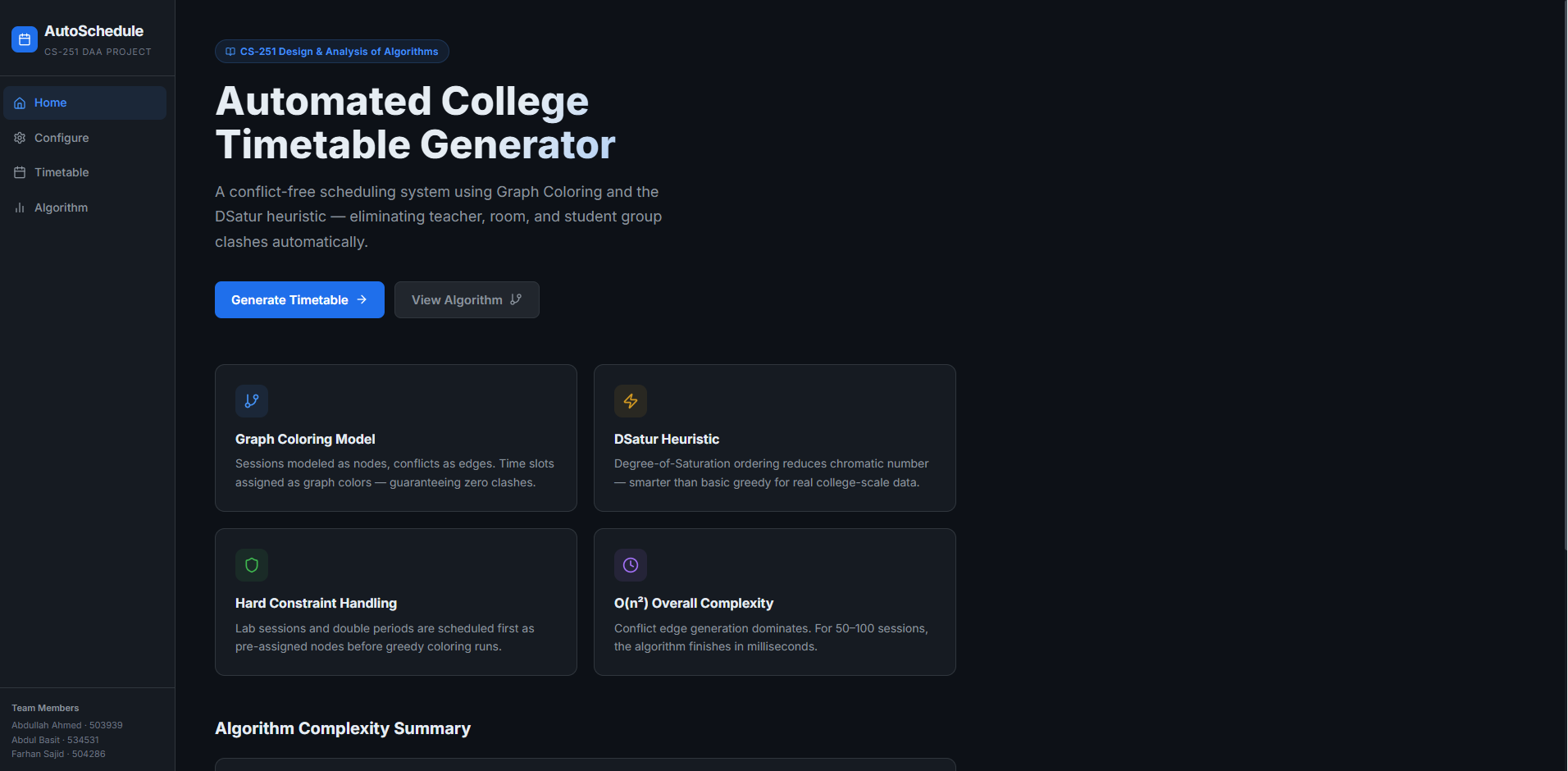 timetabole generator